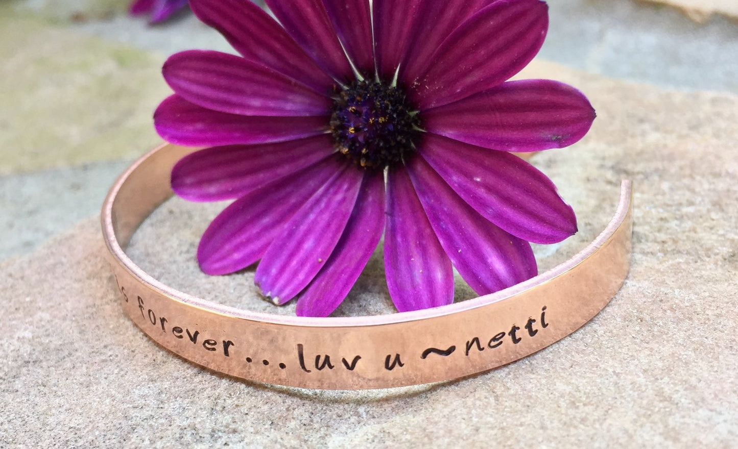 Mother Daughter Bracelet, Mother Daughter Jewelry, The Love Between A Mother And Daughter Is Forever, Personalized Cuff, Hand Stamped Cuff - Natashaaloha, jewelry, bracelets, necklace, keychains, fishing lures, gifts for men, charms, personalized,