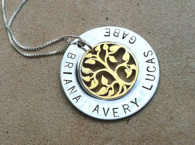 Personalized Tree Of Life Necklace - Natashaaloha, jewelry, bracelets, necklace, keychains, fishing lures, gifts for men, charms, personalized,