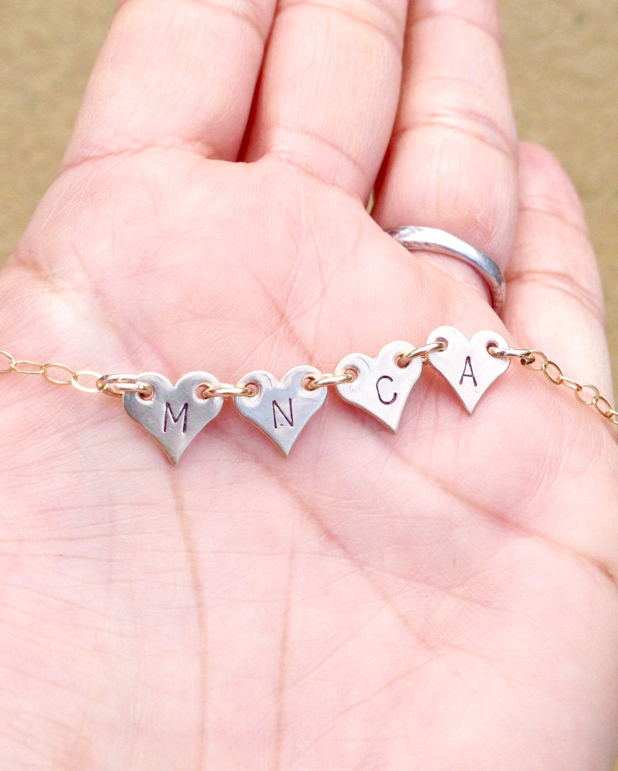 Mother Necklace,Necklace, Heart Necklace, Grandma Necklace, Anniversary Gifts, Mom Necklace, Gold Heart Personalized Necklace - Natashaaloha, jewelry, bracelets, necklace, keychains, fishing lures, gifts for men, charms, personalized,