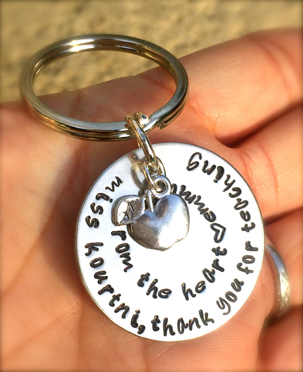 Teacher Gift, Personalized Teacher Gifts - Natashaaloha, jewelry, bracelets, necklace, keychains, fishing lures, gifts for men, charms, personalized,