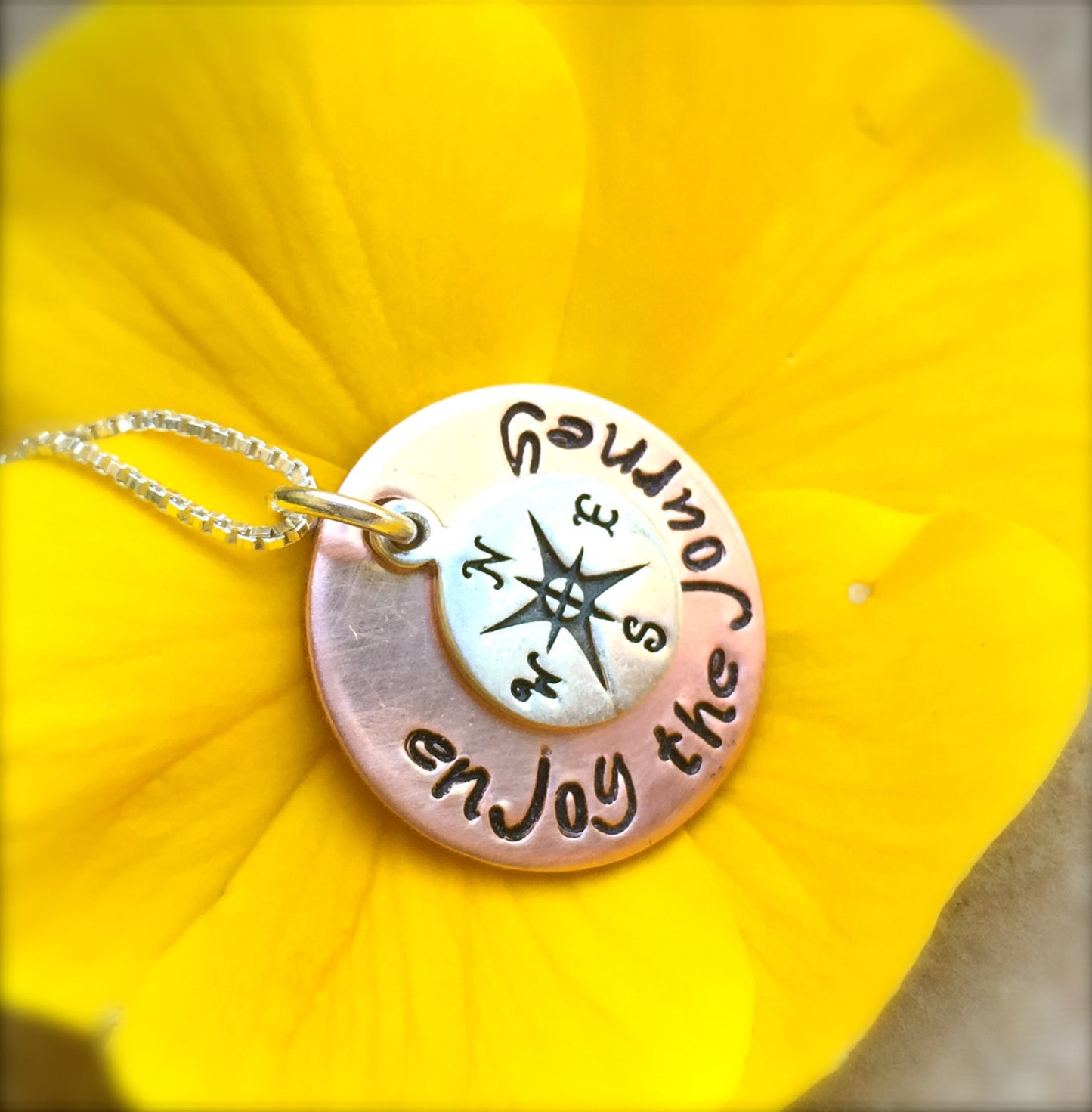 Graduation Gifts, Follow Your Dreams, Enjoy the Journey Necklace, Compass Necklace, Graduation Gifts, College Grad 2016 - Natashaaloha, jewelry, bracelets, necklace, keychains, fishing lures, gifts for men, charms, personalized,
