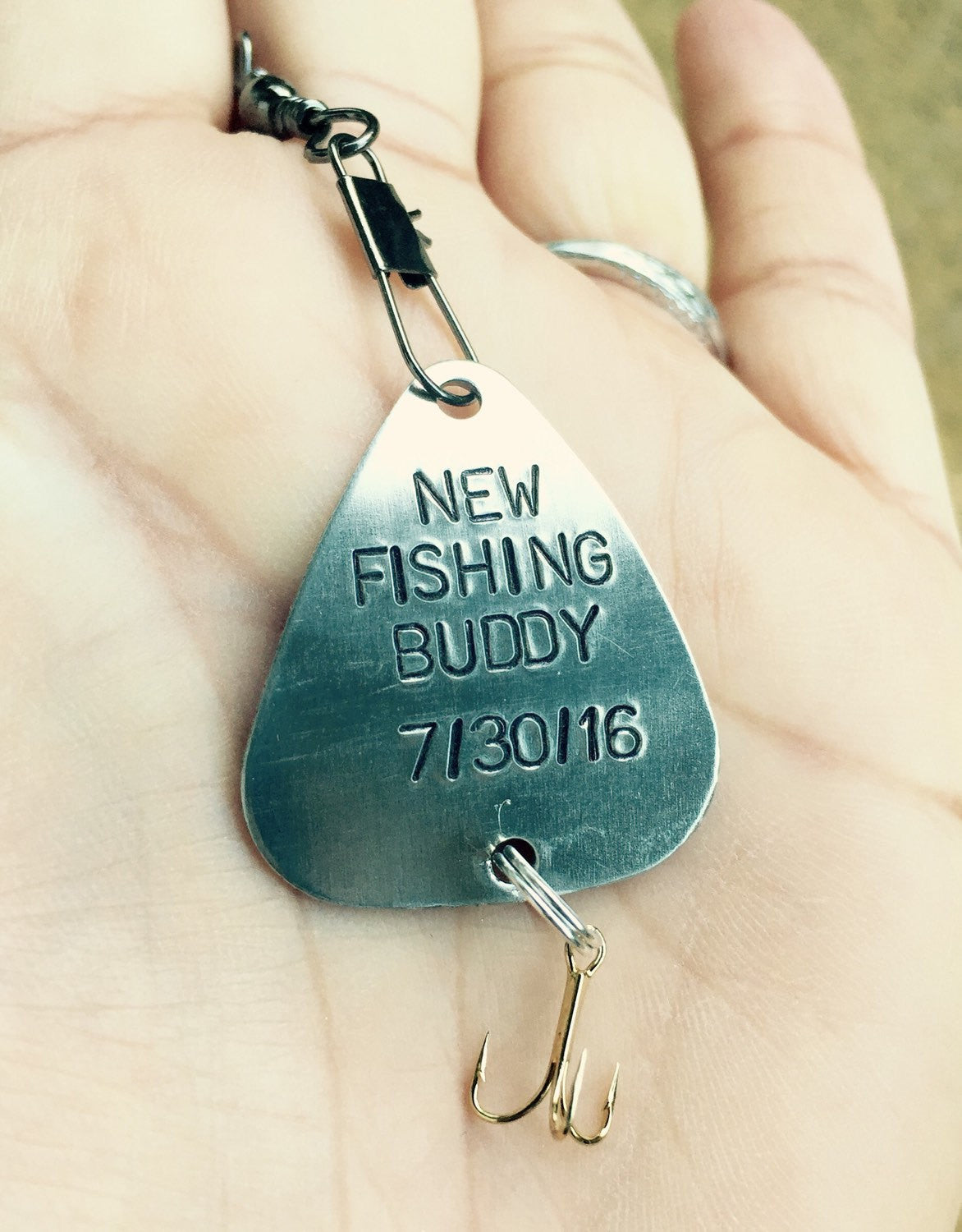 Fishing Lure, Daddys New Fishing Buddy Lure, Boyfriend Gift, Personali –  Natashaaloha