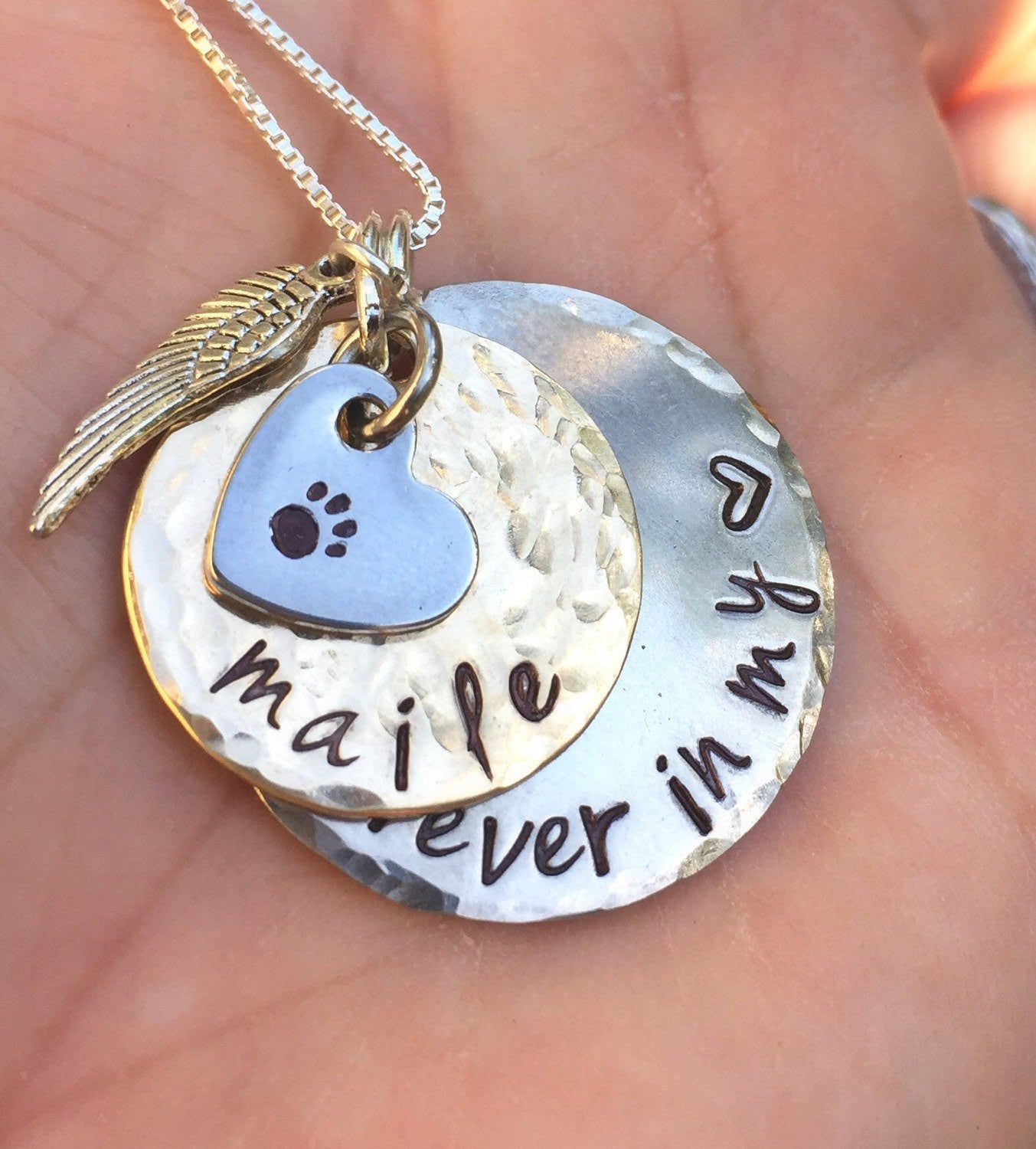 Pet memorial charms hotsell