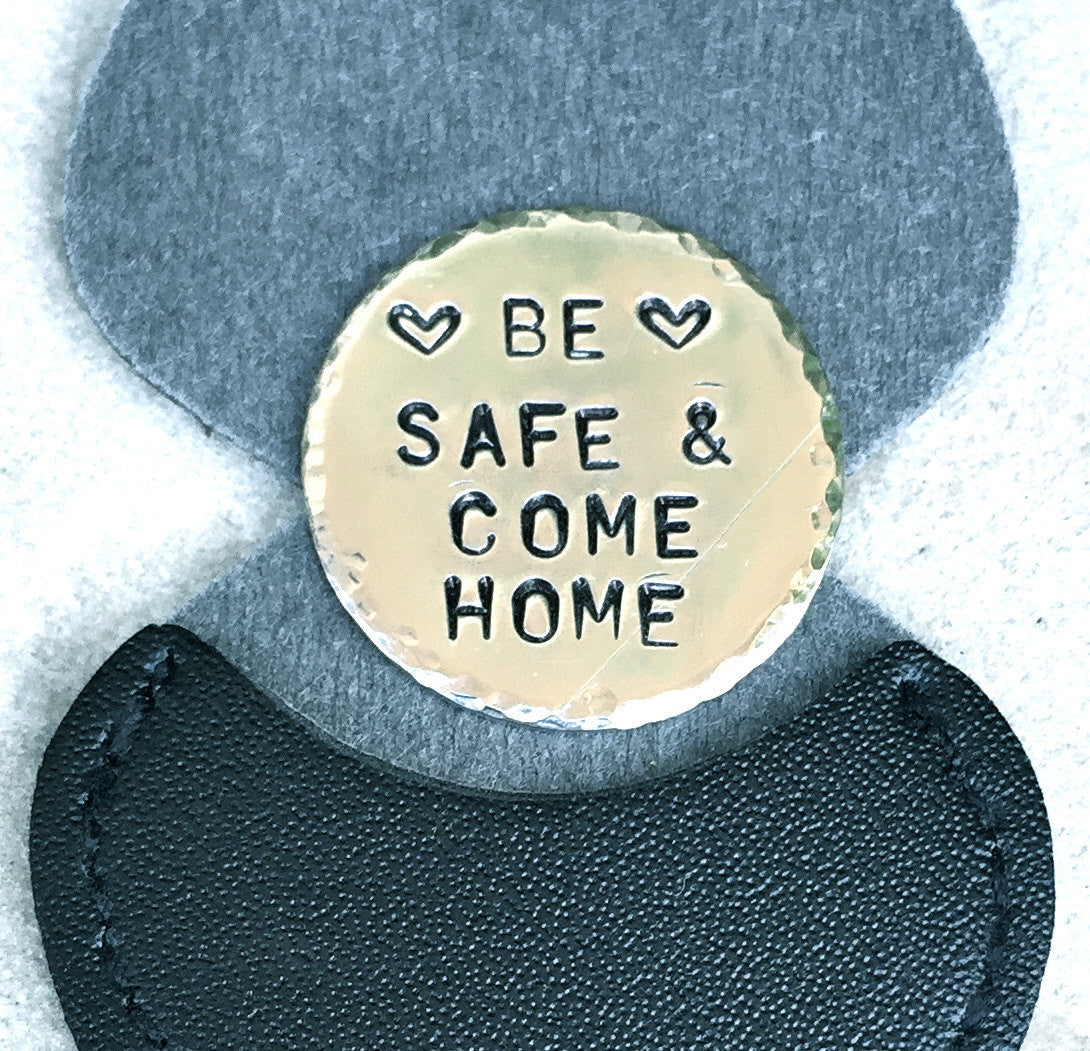 Personalized Prayer Keepsake, Be Safe And Come Home - Natashaaloha, jewelry, bracelets, necklace, keychains, fishing lures, gifts for men, charms, personalized, 