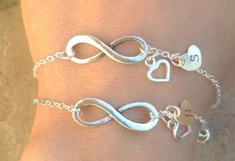 Mother Daughter Bracelets, Infinity Bracelets, Christmas Mother And Daughter - Natashaaloha, jewelry, bracelets, necklace, keychains, fishing lures, gifts for men, charms, personalized,