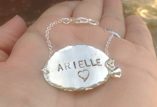 Personalized Baby Bracelet, Name Baby Bracelet, Monogram Baby Bracelet, Natashaaloha - Natashaaloha, jewelry, bracelets, necklace, keychains, fishing lures, gifts for men, charms, personalized,