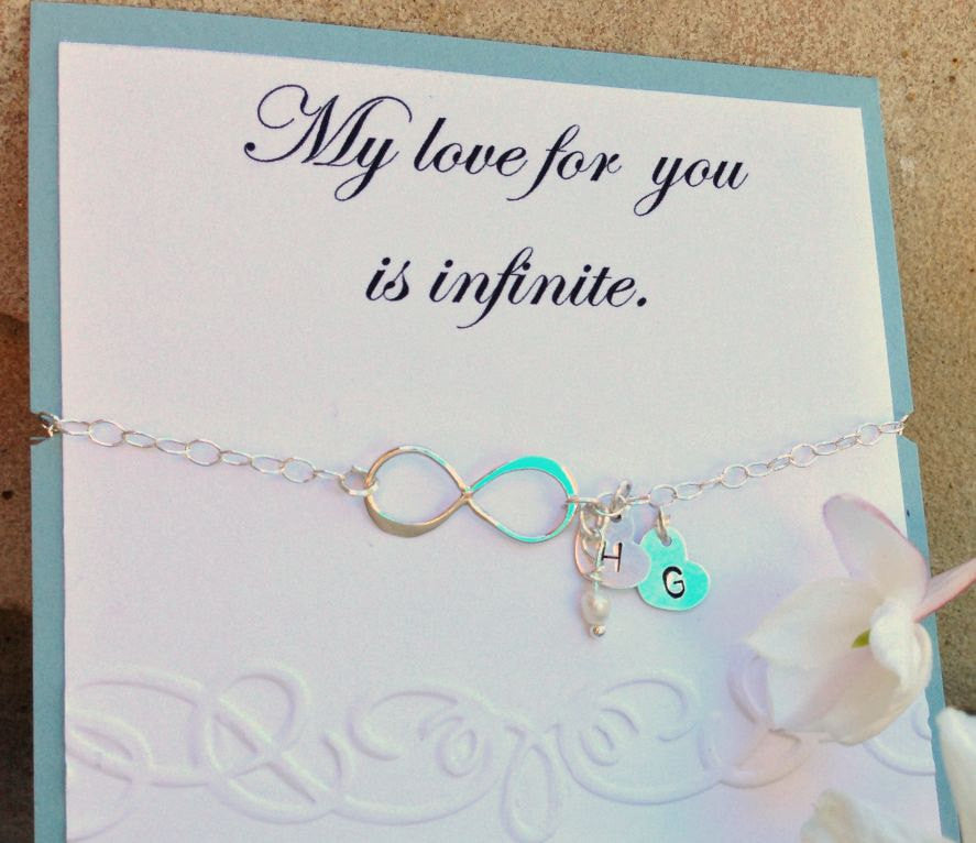 Infinity bracelet,will you be my maid of honor,mother daughter bracelet, best friend bracelet, maid of honor bracelet, sister - Natashaaloha, jewelry, bracelets, necklace, keychains, fishing lures, gifts for men, charms, personalized, 