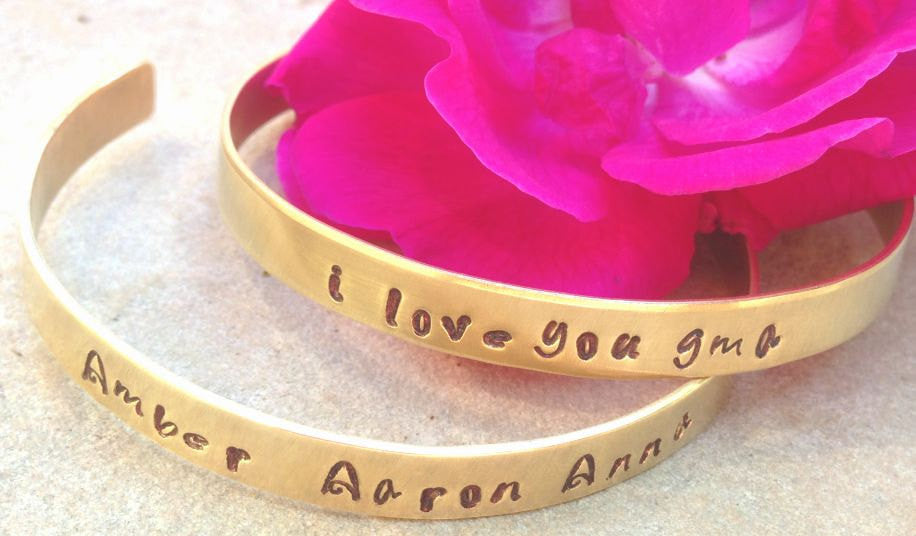 Personalized Message Cuff Bracelets, Customize Your Cuff Bracelet - Natashaaloha, jewelry, bracelets, necklace, keychains, fishing lures, gifts for men, charms, personalized, 