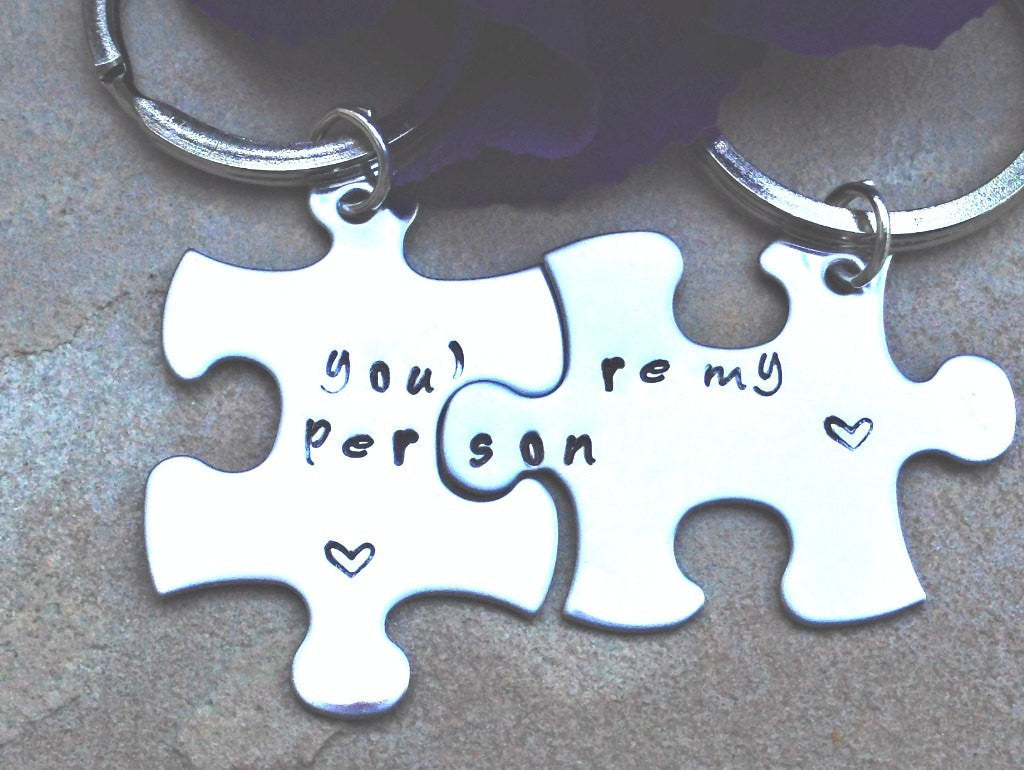 You're My Person Keychain - Natashaaloha, jewelry, bracelets, necklace, keychains, fishing lures, gifts for men, charms, personalized, 