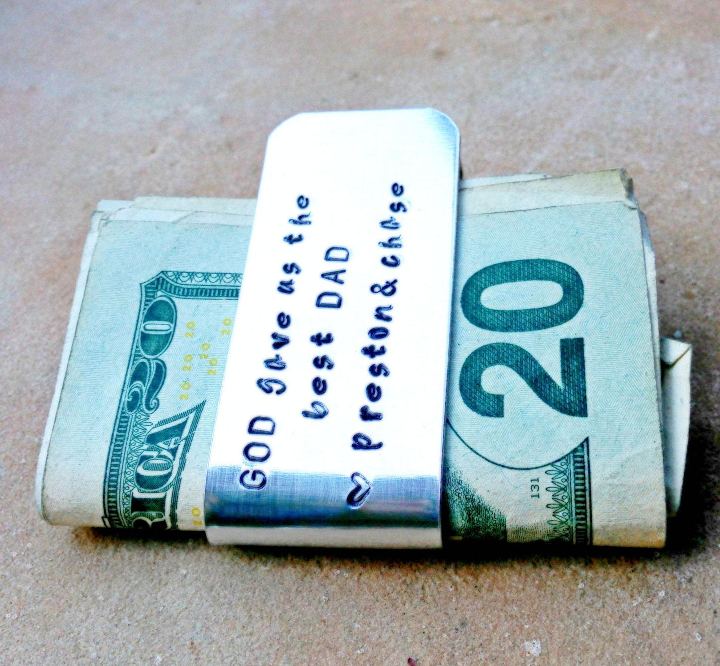 Personalized Money Clip, Christmas Gifts For Dad - Natashaaloha, jewelry, bracelets, necklace, keychains, fishing lures, gifts for men, charms, personalized, 