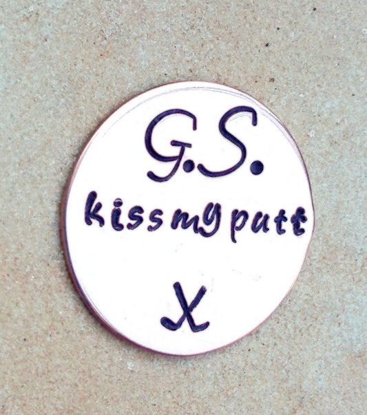 golf markers, Fathers Day Gift, gifts for dad, fore dad, kiss my putt, golf, golf gifts, Mothers Day, personalized gifts - Natashaaloha, jewelry, bracelets, necklace, keychains, fishing lures, gifts for men, charms, personalized,