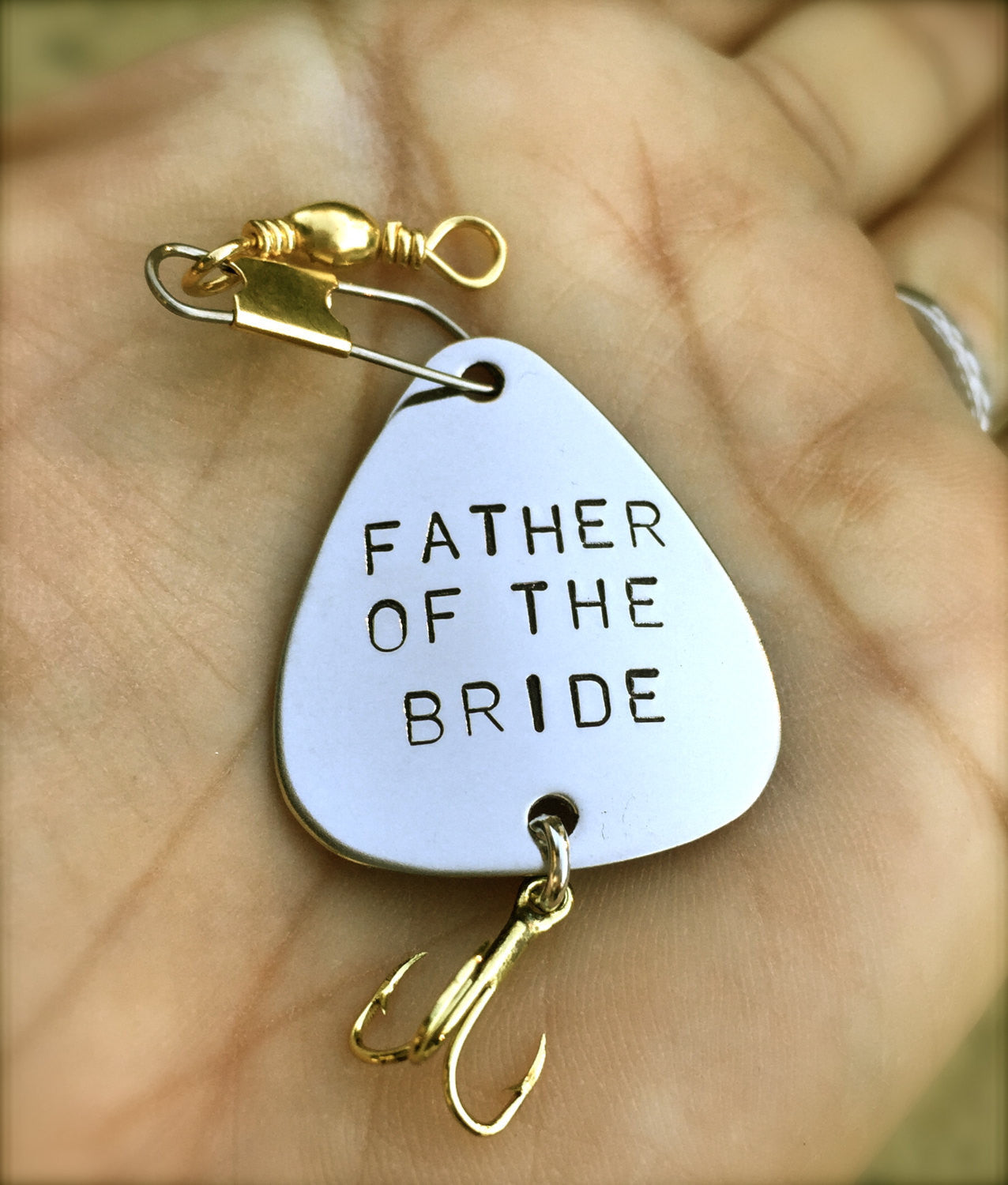 Fishing Lures, Your'e My Person, Father Of the Bride Fishing Lure, Forever Your Little Girl, My Reel True Love, Father's Day Gift, Gifts Men - Natashaaloha, jewelry, bracelets, necklace, keychains, fishing lures, gifts for men, charms, personalized, 