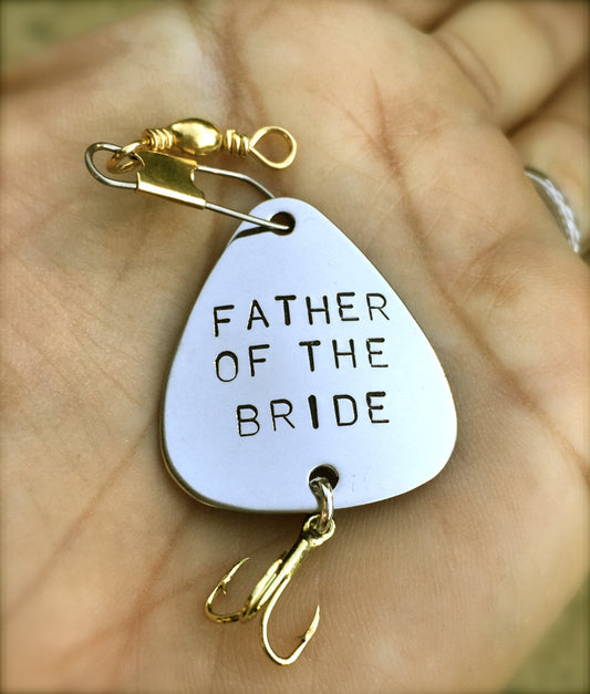Fishing Lures,Father Of the Bride Fishing Lure, Valentine Gift, Forever Your Little Girl, My Reel True Love, Groomsmen Gifts, Wedding Favors - Natashaaloha, jewelry, bracelets, necklace, keychains, fishing lures, gifts for men, charms, personalized,