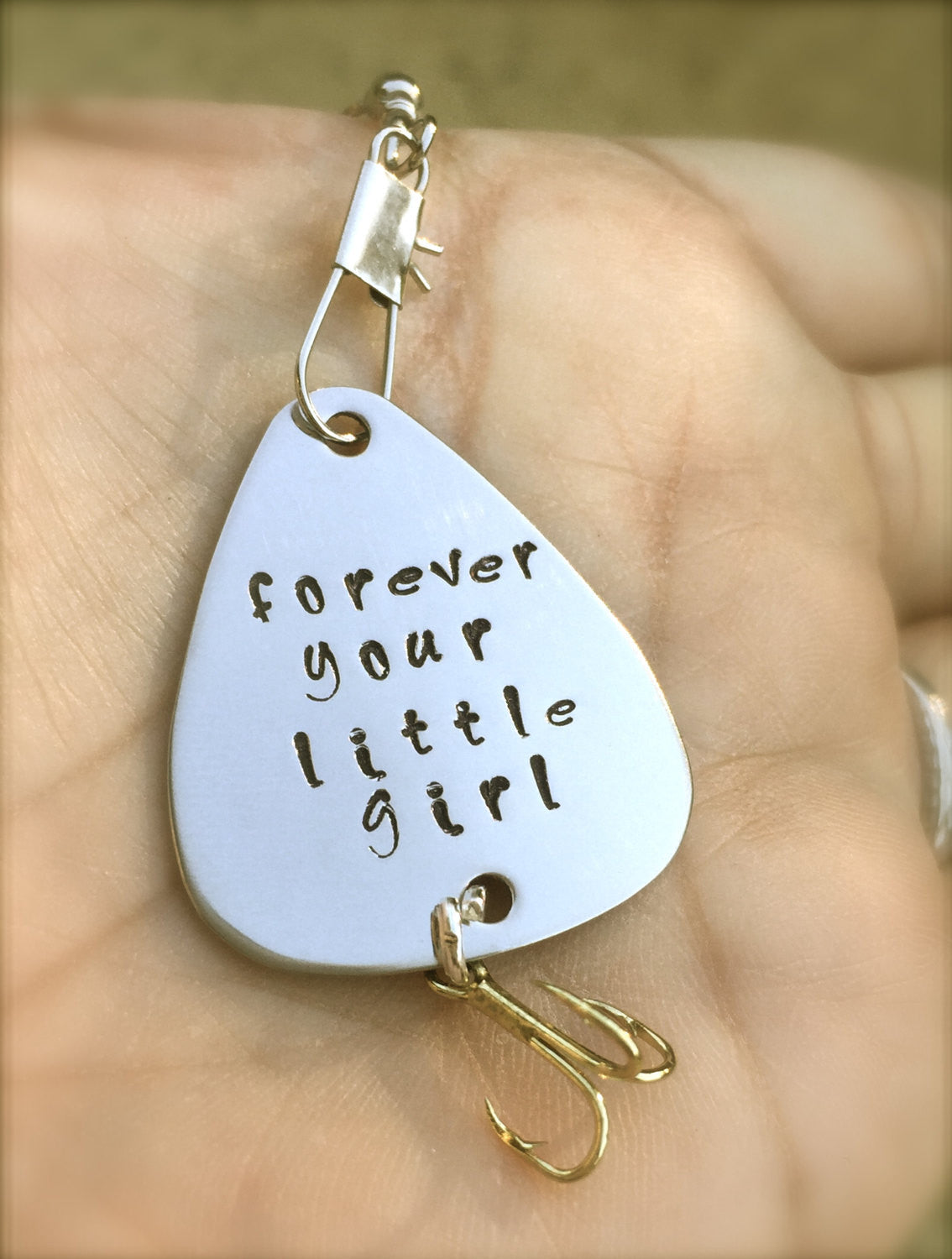 Fishing Lures, Your'e My Person, Father Of the Bride Fishing Lure, Forever Your Little Girl, My Reel True Love, Father's Day Gift, Gifts Men - Natashaaloha, jewelry, bracelets, necklace, keychains, fishing lures, gifts for men, charms, personalized, 
