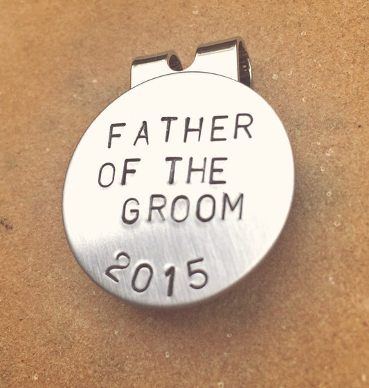Golf Marker, Father Of The Groom, Father's Day, Boyfriend Gift, Father Of The Bride, Mens Gifts, Fathers Day Gifts, Golf Gifts - Natashaaloha, jewelry, bracelets, necklace, keychains, fishing lures, gifts for men, charms, personalized,