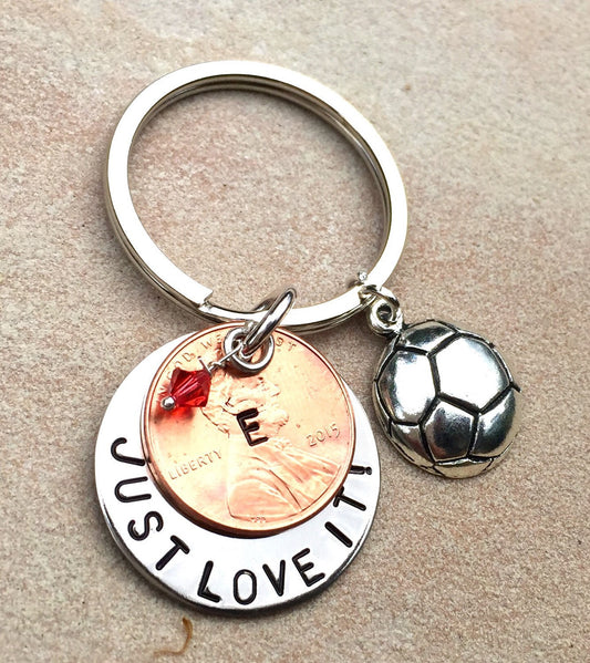 Sport Keychains, Graduation Gifts, Coach Keychains, Hand Stamped Sports Keychain with Your Message, Custom Keychains, Grad Gifts - Natashaaloha, jewelry, bracelets, necklace, keychains, fishing lures, gifts for men, charms, personalized,