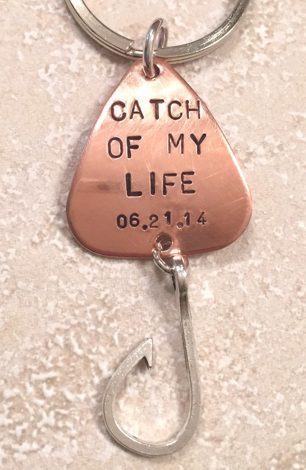 Fishing Lure Keychain, Personalized - Natashaaloha, jewelry, bracelets, necklace, keychains, fishing lures, gifts for men, charms, personalized, 