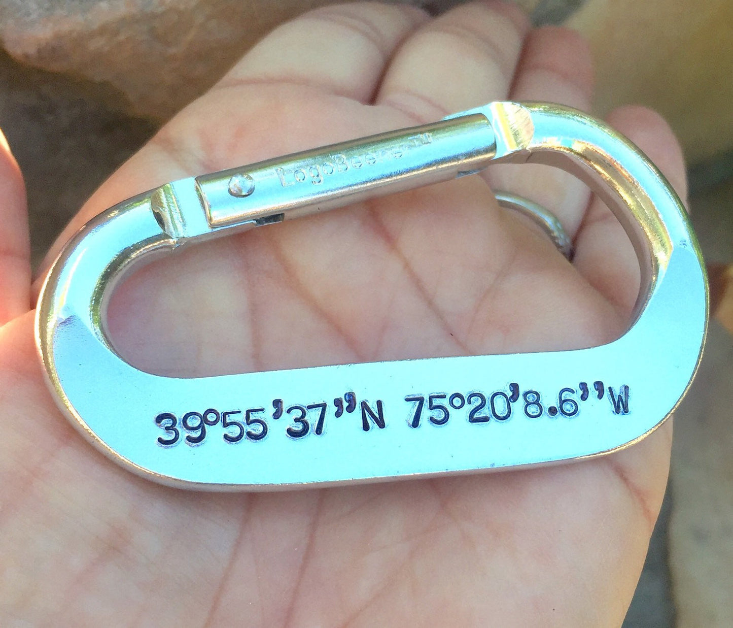 Personalized Carabiner - Natashaaloha, jewelry, bracelets, necklace, keychains, fishing lures, gifts for men, charms, personalized, 