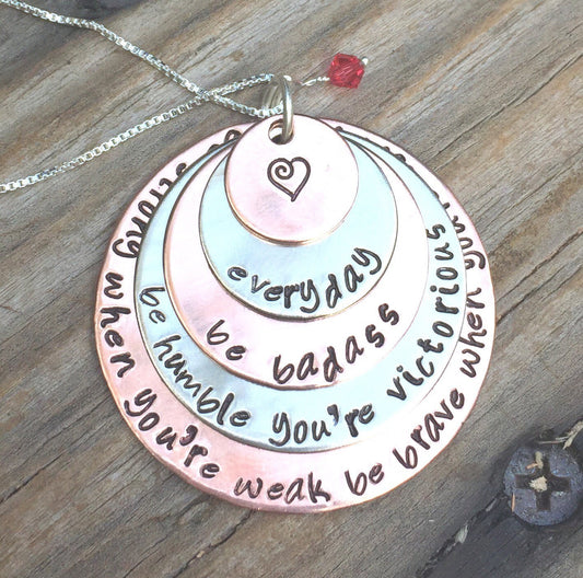 Inspirational Cancer Necklace - Natashaaloha, jewelry, bracelets, necklace, keychains, fishing lures, gifts for men, charms, personalized, 