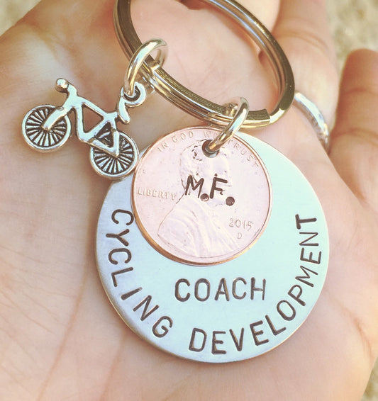 Mountain Bike Gift, Cycling Gift, Soccer Gift, Christmas Gift, High School Sports Keychain, Volleyball Keychain, Personalized Team Sports - Natashaaloha, jewelry, bracelets, necklace, keychains, fishing lures, gifts for men, charms, personalized,