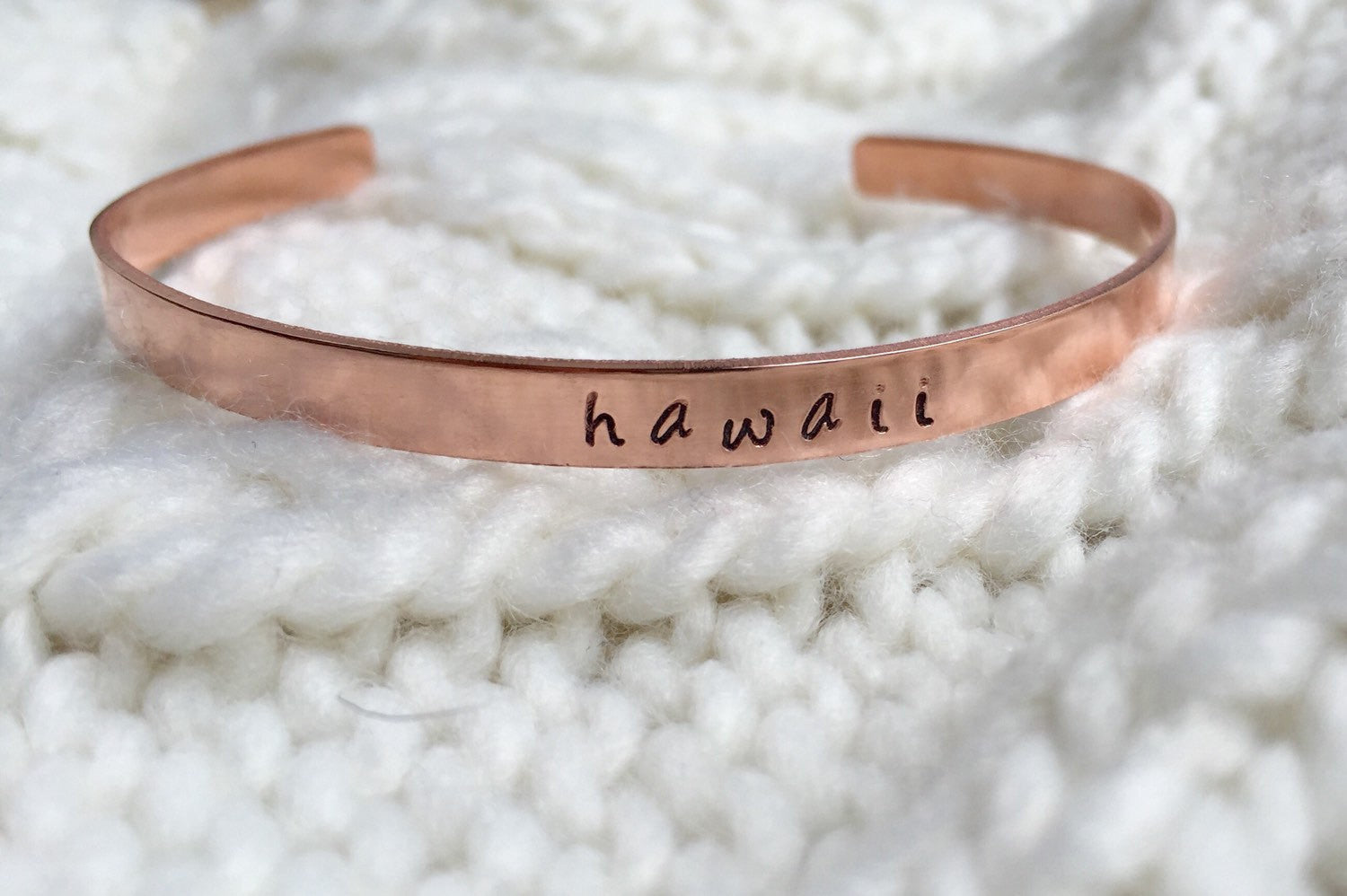 Personalized Cuffs, Hawaiian Jewelry, Aloha Bracelet, Hawaii Bracelet, Ku'uipo Bracelet, Ohana Bracelet, Skinny Cuff - Natashaaloha, jewelry, bracelets, necklace, keychains, fishing lures, gifts for men, charms, personalized, 