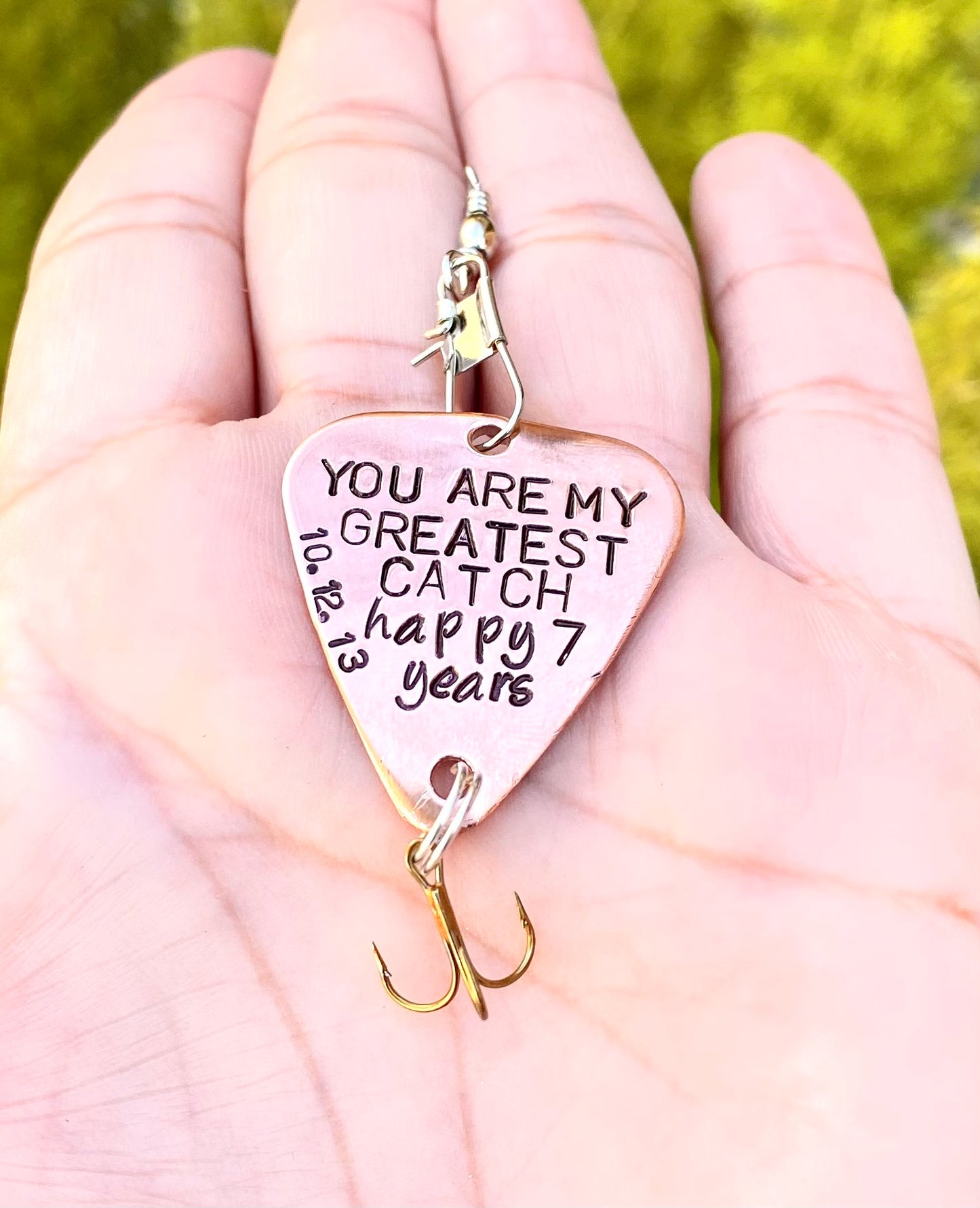 You Are My Greatest Catch, Fishing Lures - Natashaaloha, jewelry, bracelets, necklace, keychains, fishing lures, gifts for men, charms, personalized, 
