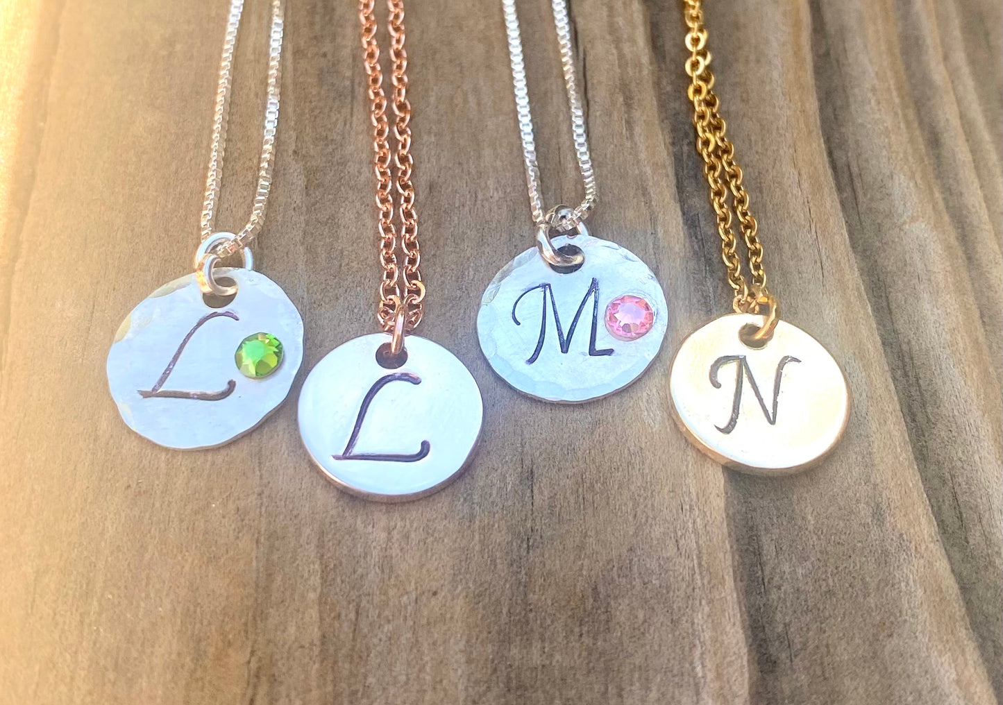 Layered Initial Necklace, Gemstone Birthstone Gift for Women, Customizable Letter  Pendant for a Meaningful Gold Layered Opal Handmade - Etsy